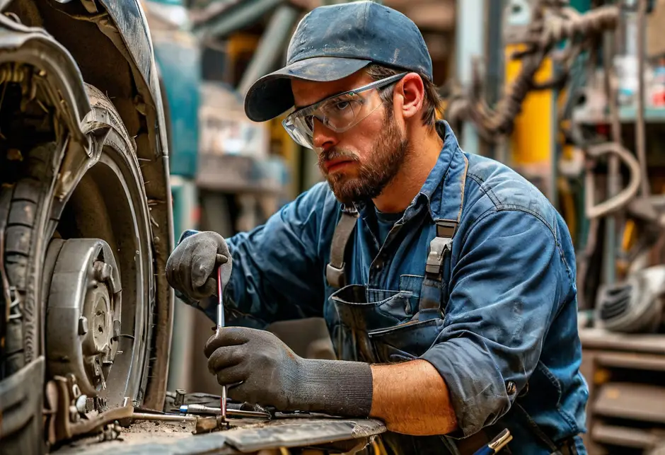 Чистка/смазка направляющей суппорта Peugeot Boxer