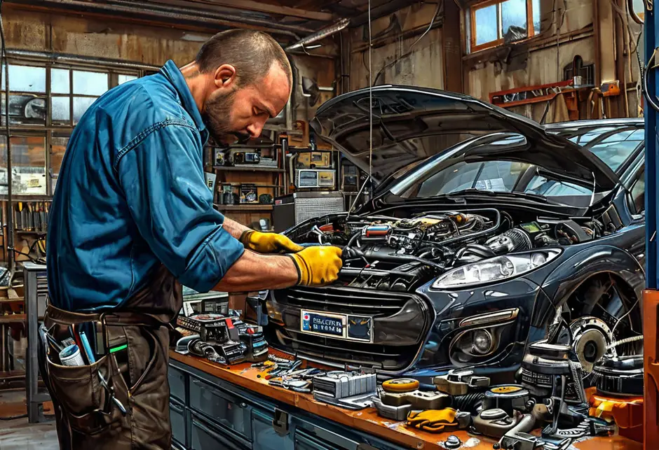 Снятие/установка генератора Peugeot Boxer