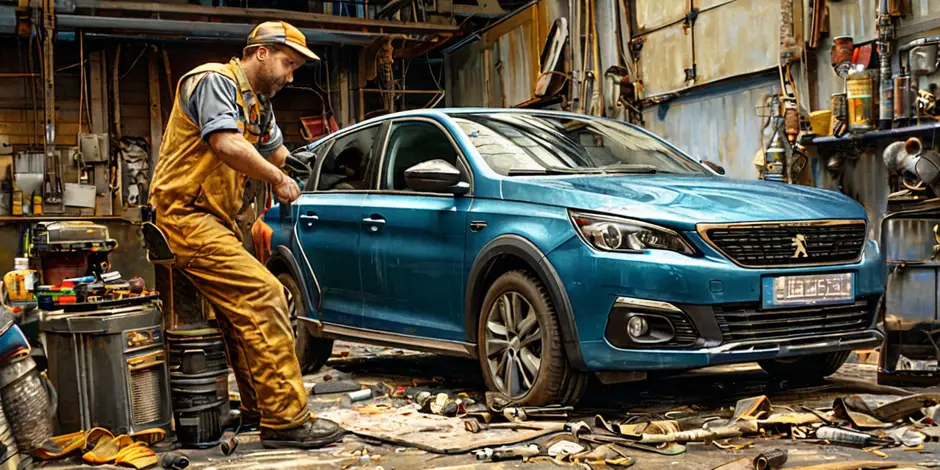 Замена воздушного фильтра Peugeot Boxer