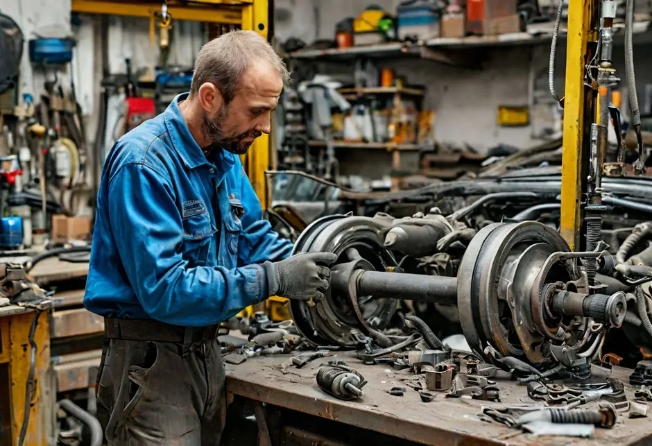 Снятие/установка переднего амортизатора Peugeot Boxer