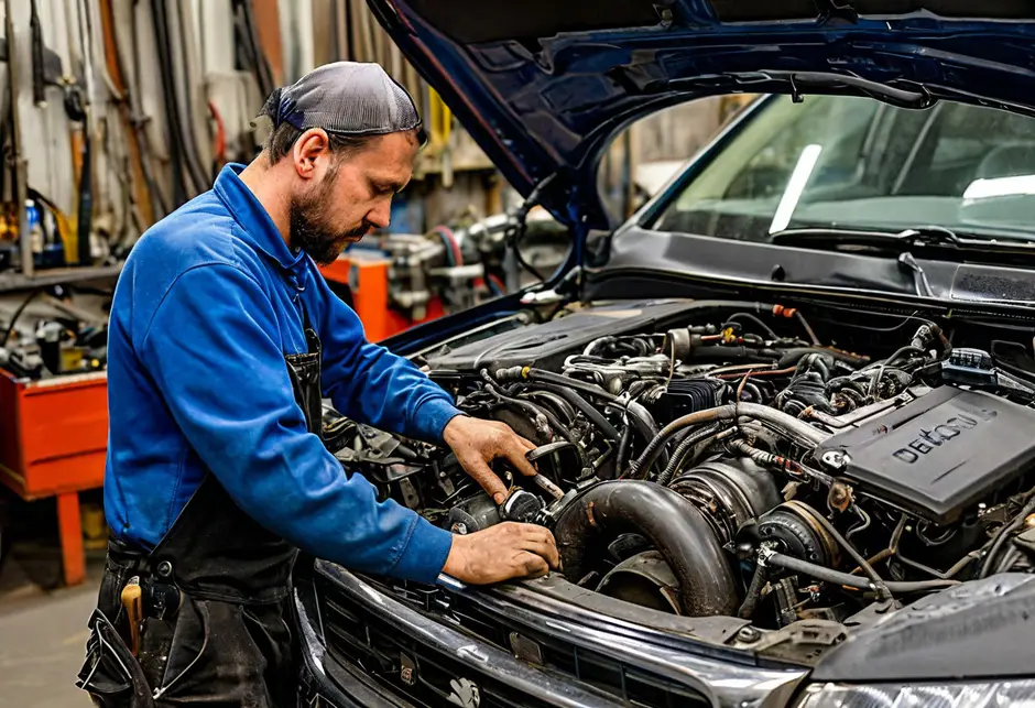 Снятие/установка впускного коллектора Peugeot Boxer