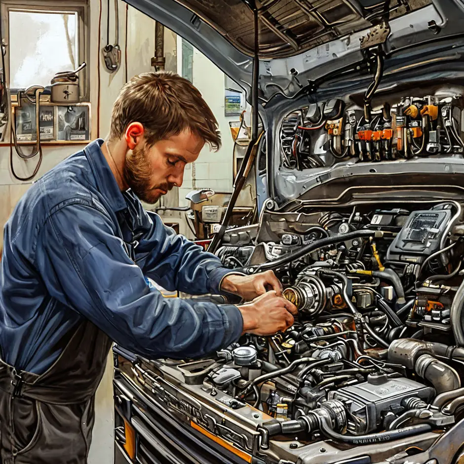 Снятие и установка форсунки дизельной электрической Peugeot Boxer